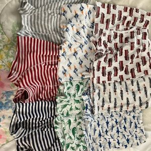 8 pairs size large Hanna Andersson boxer briefs